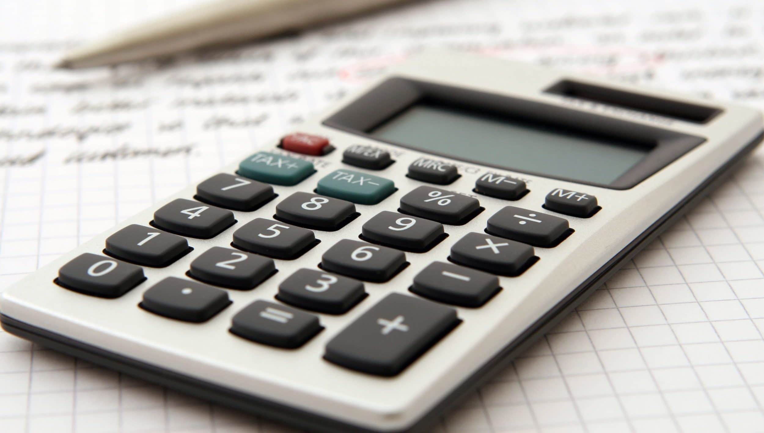 tax savings for seniors calculator on graph paper