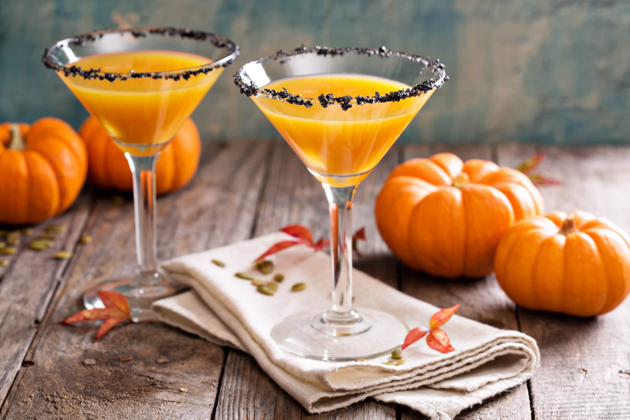 pumpkin martinis for halloween