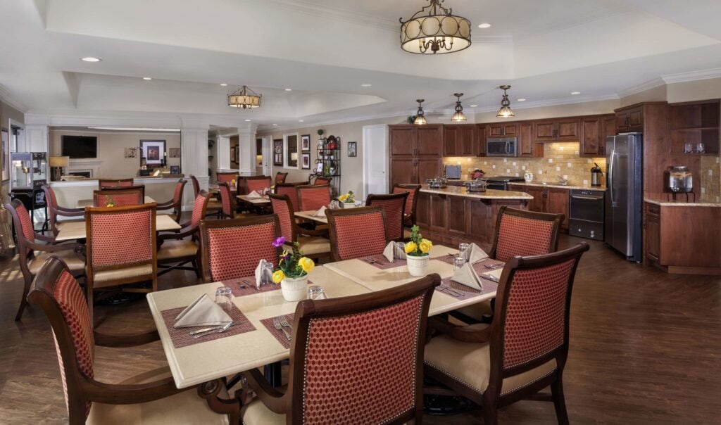 Kensington Sierra Madre Memory Care Dining Room