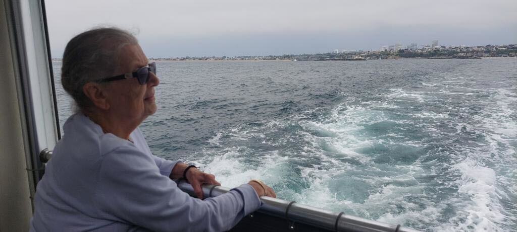 resident enjoying view on boat ride